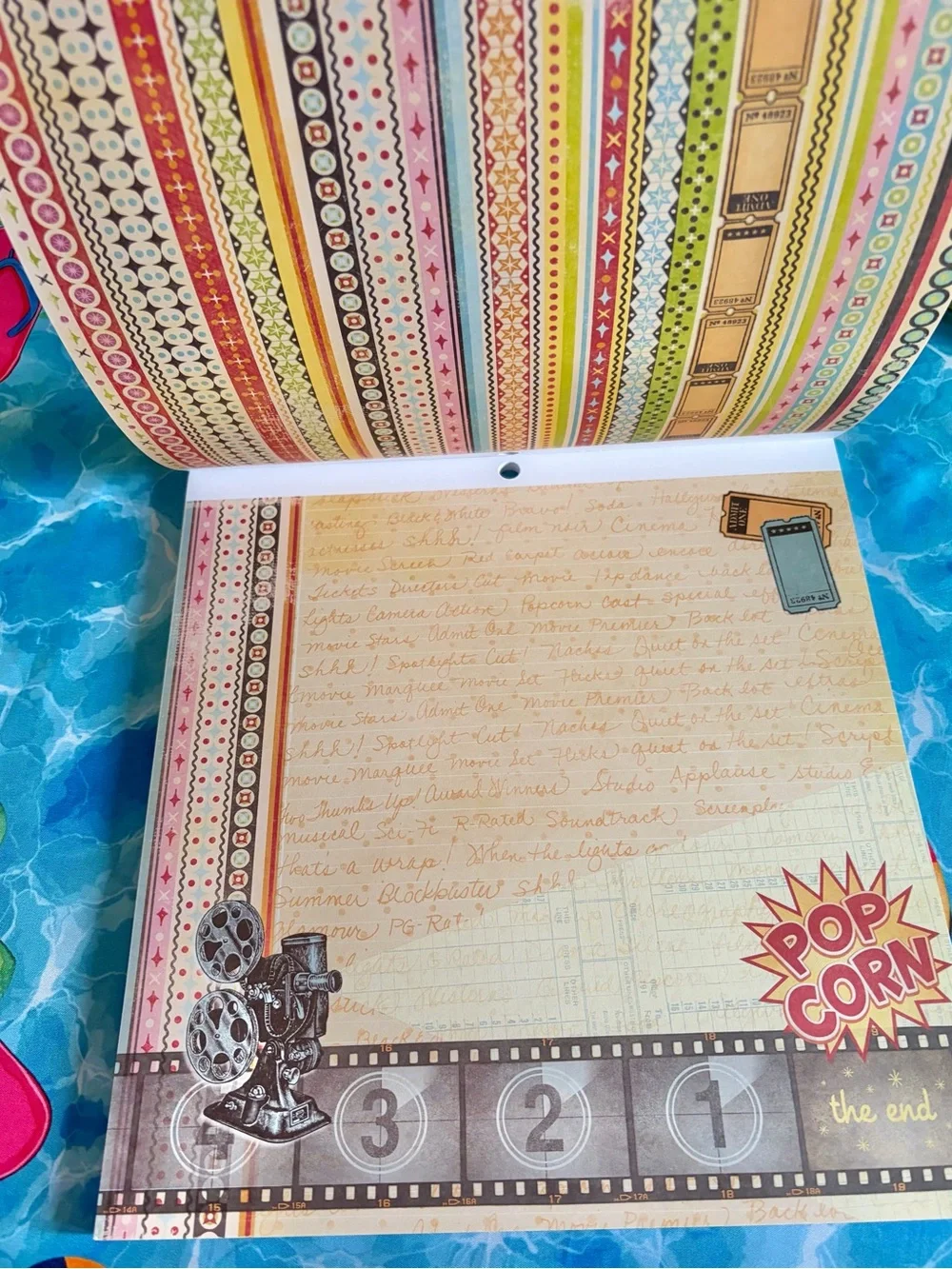 K&Company Scrapbooking Paper Pad Cut N Paste 12x12 K & Co